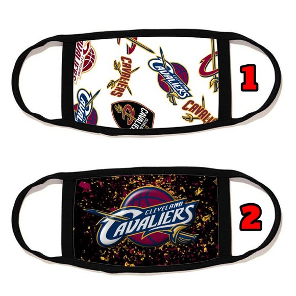 2 PACKS Cleveland Cavaliers face mask face cover